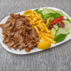 Döner Teller mit Pommes frites